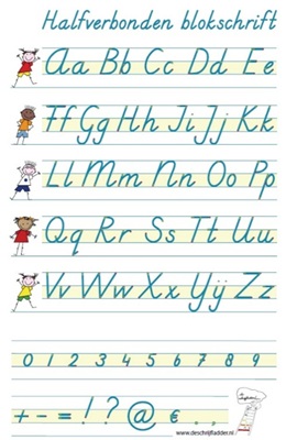 Halfverbonden schrift
