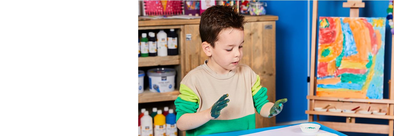 De ‘A’ staat voor ‘art’, oftewel kunst en creativiteit. 