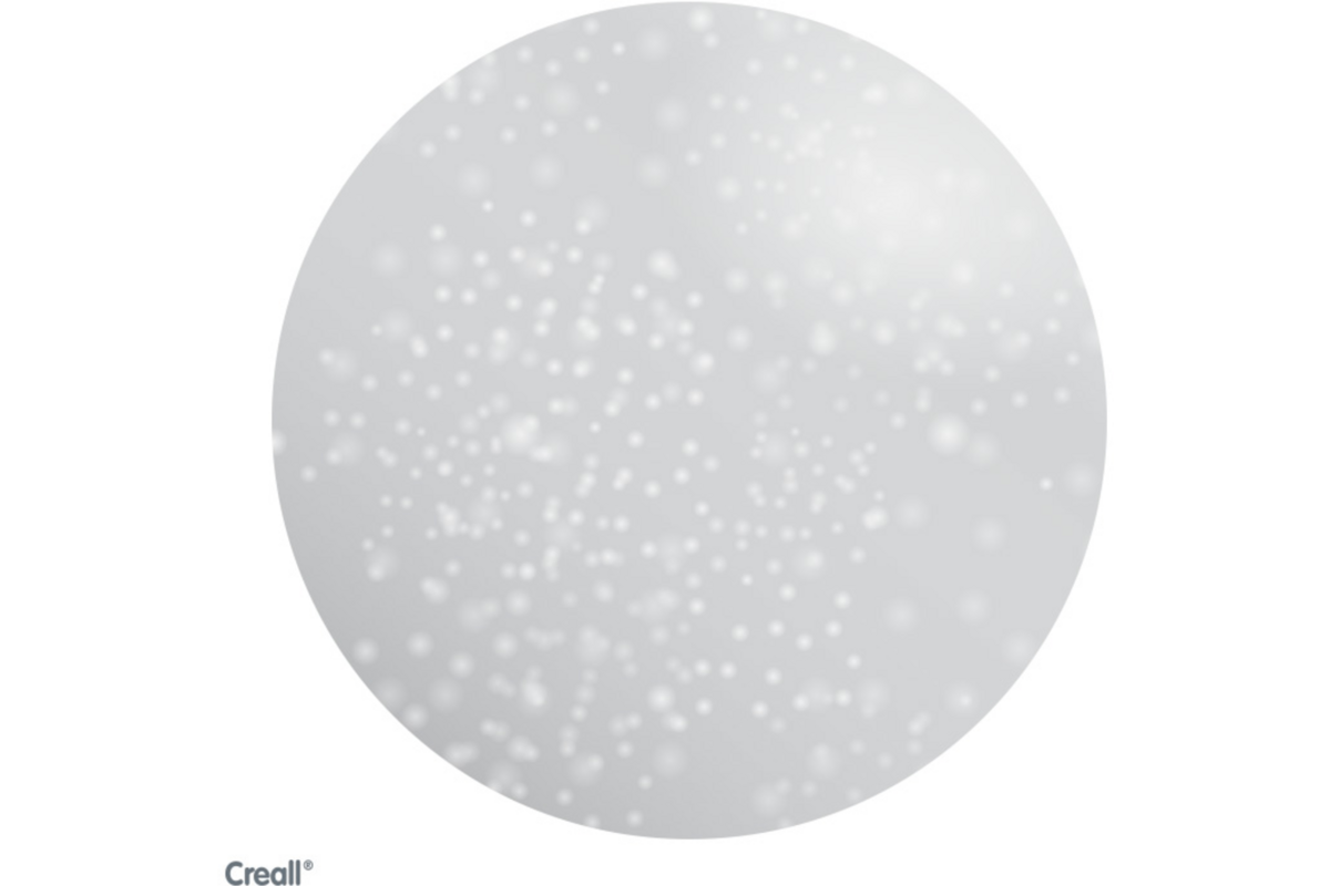 Glitterverf Creall 250 ml zilver