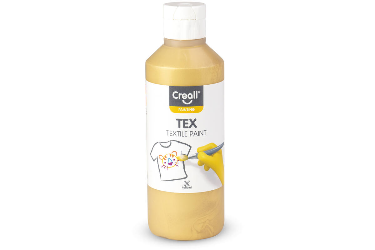 Textielverf Creall Tex 250 ml goud