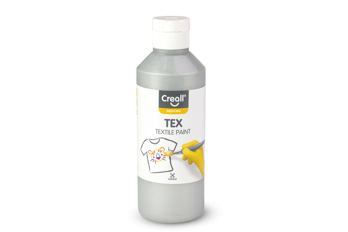 Textielverf Creall Tex 250 ml zilver