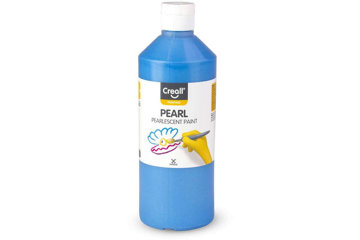 Parelmoerverf Creall Pearl 500 ml blauw