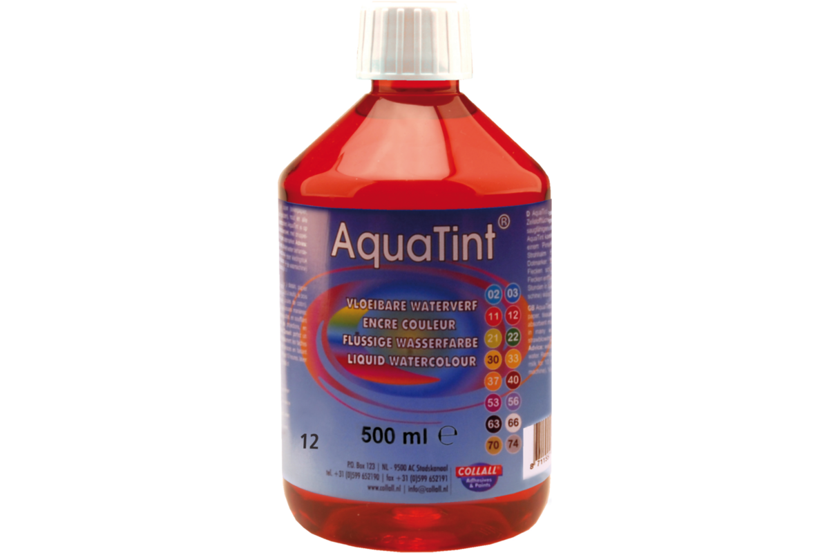 Aquatint 500 ml, donkerrood