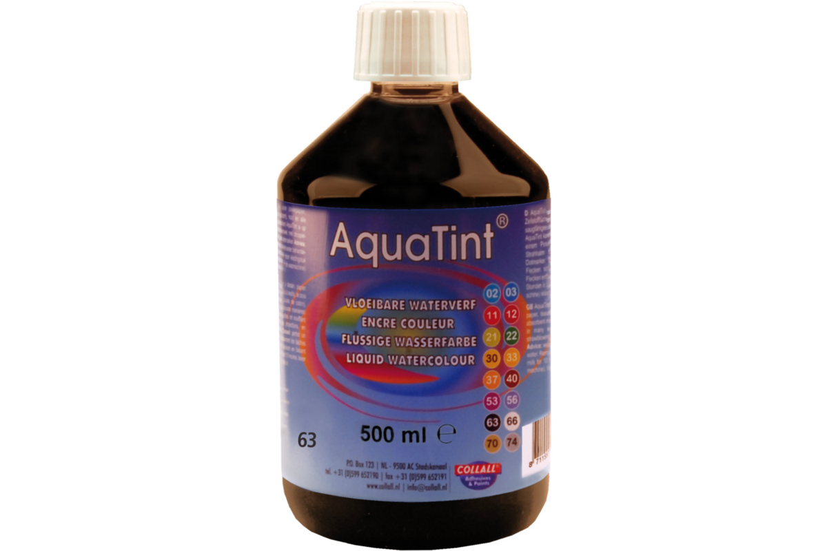 Aquatint 500 ml, zwart