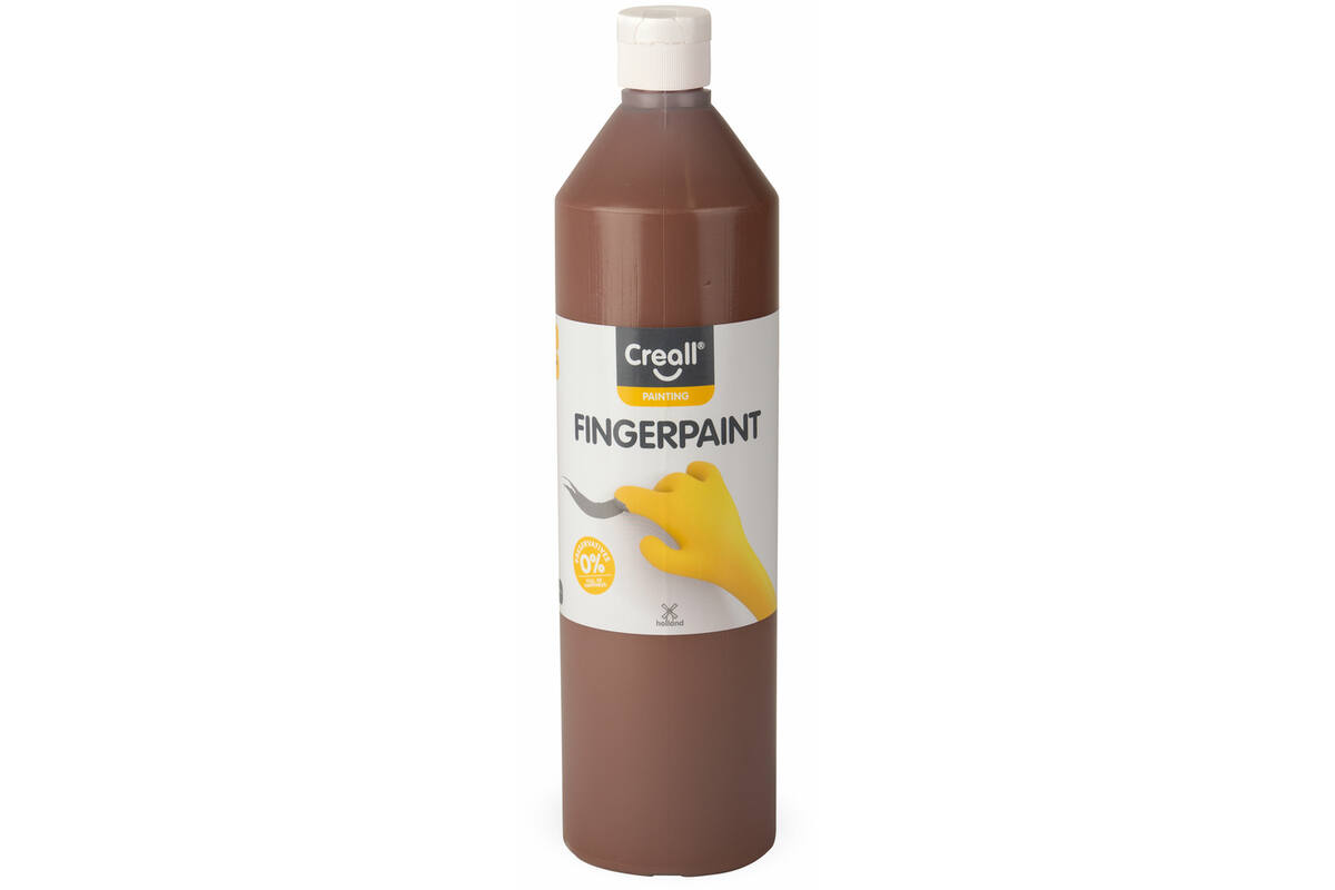 Vingerverf Creall 750 ml bruin
