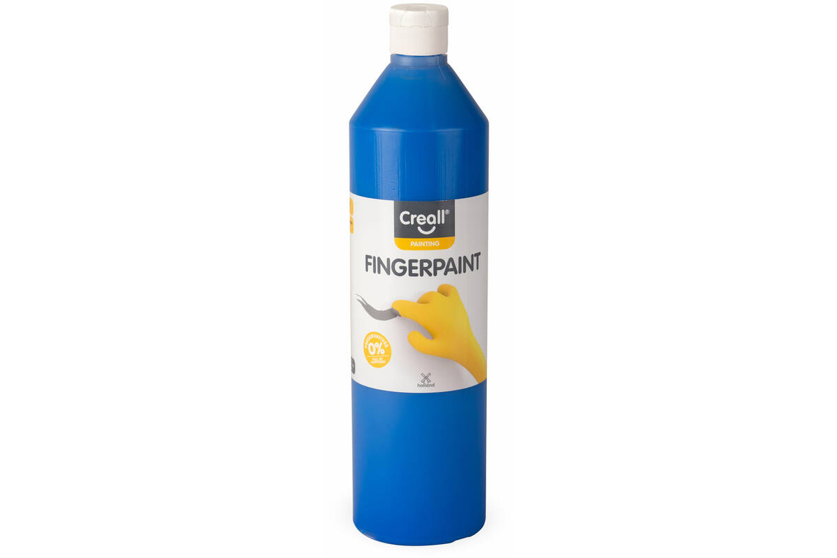 Vingerverf Creall 750 ml blauw