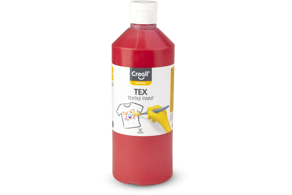 Textielverf Creall Tex 500 ml rood