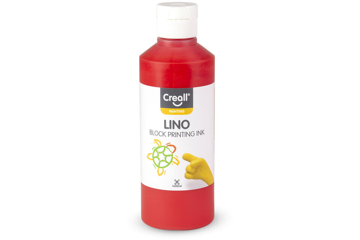 Blockprintverf Creall lino 250 ml rood
