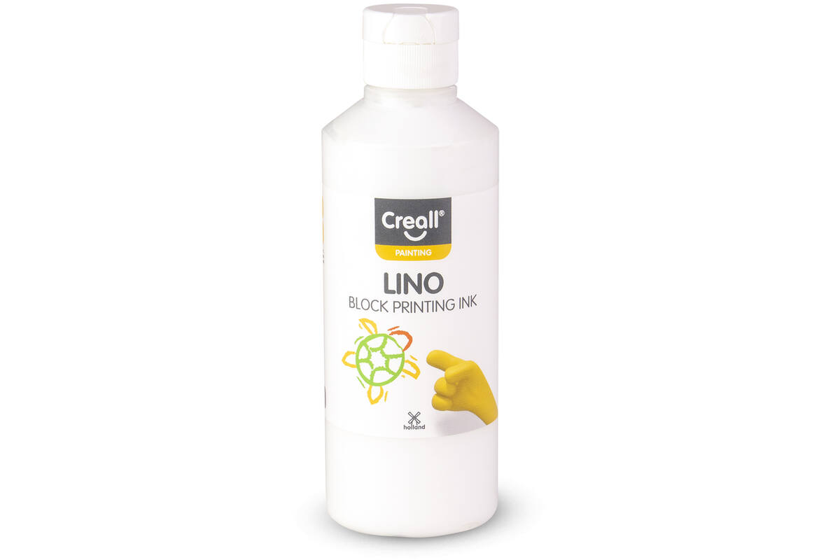 Blockprintverf Creall lino 250 ml wit