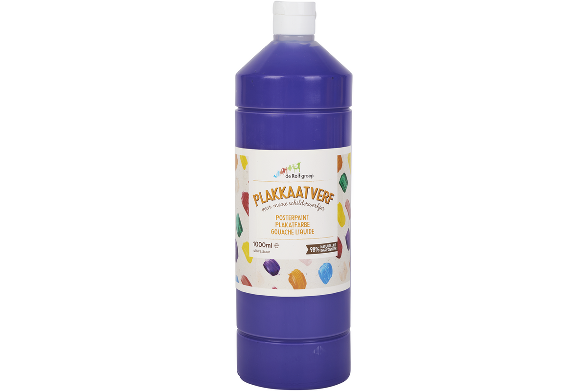 Plakkaatverf | de Rolf groep | topcolor, paars 1000 ml