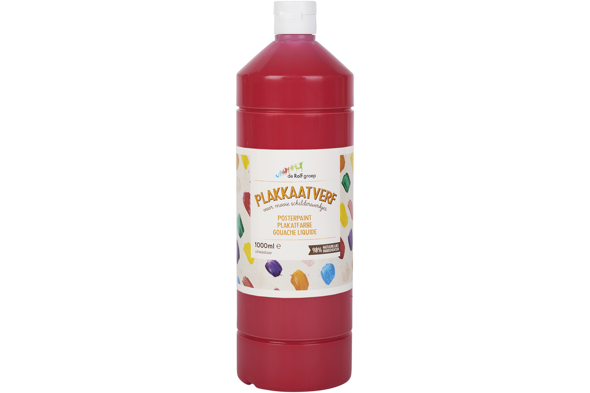 Plakkaatverf | de Rolf groep | topcolor, magenta 1000 ml