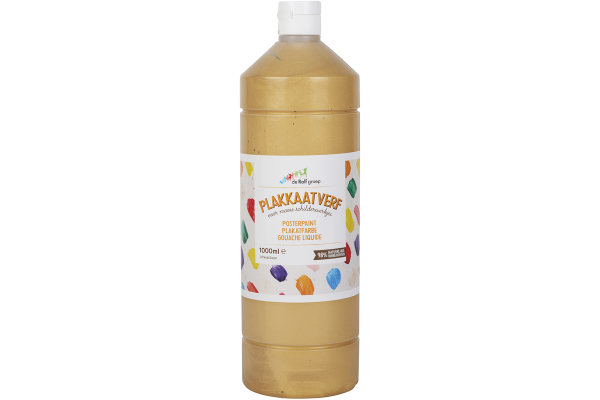 Plakkaatverf | de Rolf groep | topcolor, goud 1000 ml