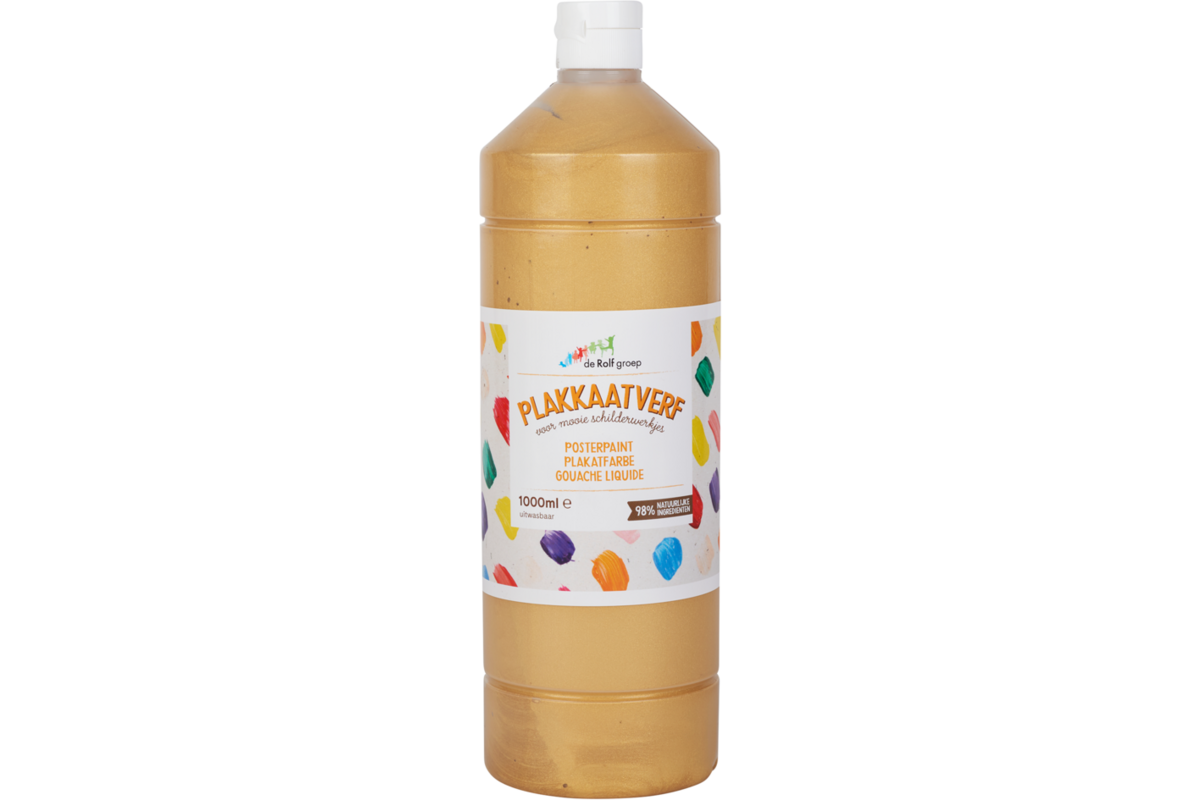 Plakkaatverf | de Rolf groep | topcolor, goud 1000 ml