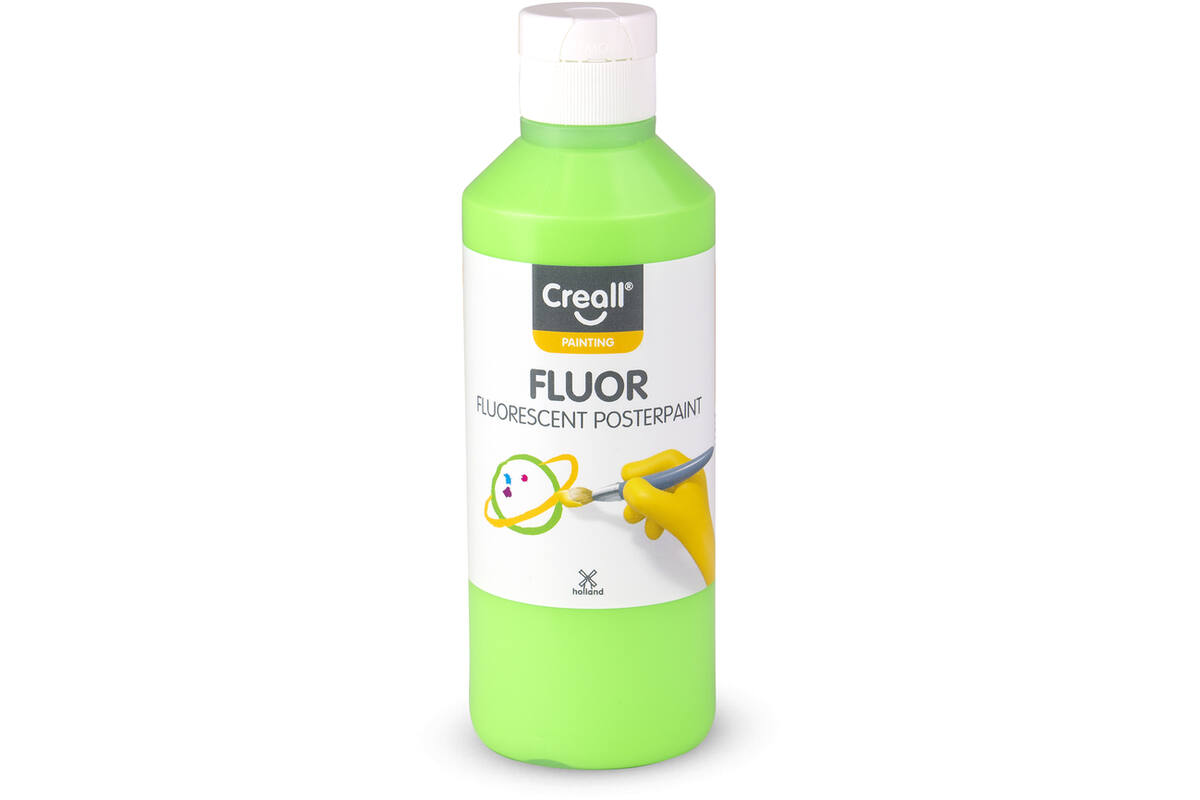 Plakkaatverf Creall Fluor 250 ml groen