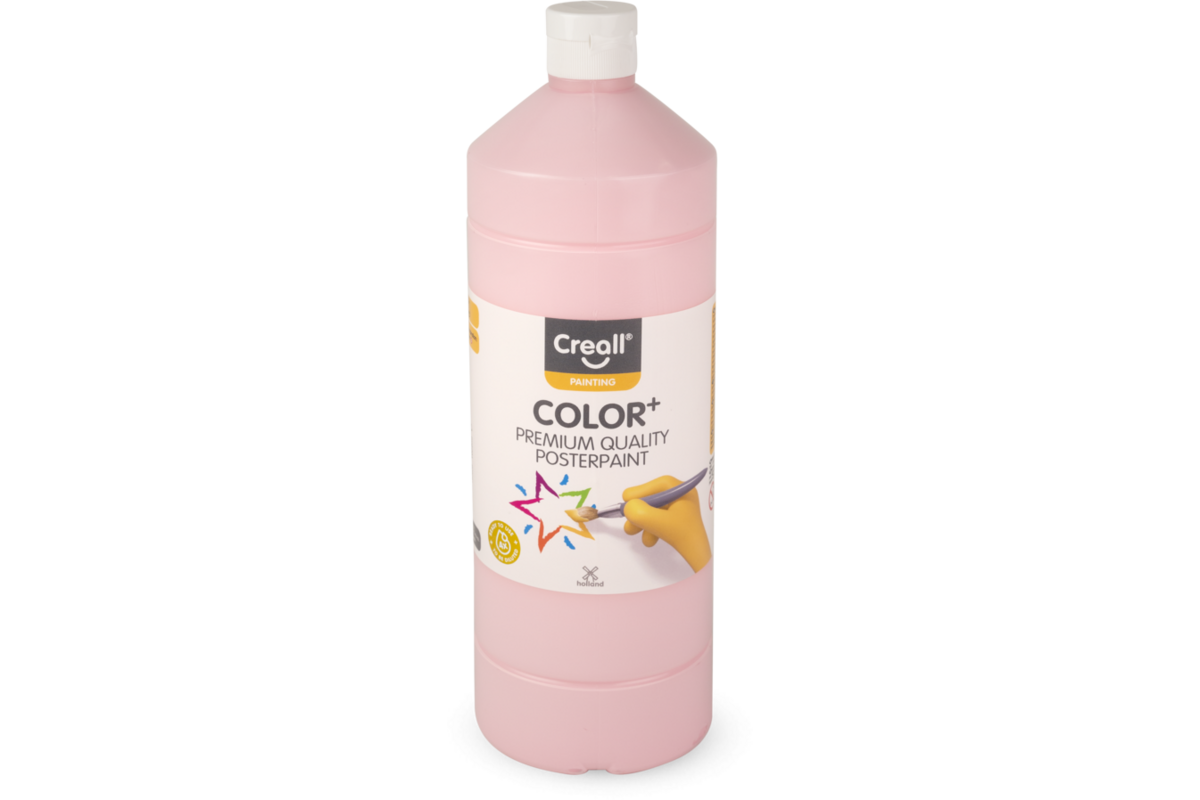 Plakkaatverf Creall Color+ 1000 ml, roze