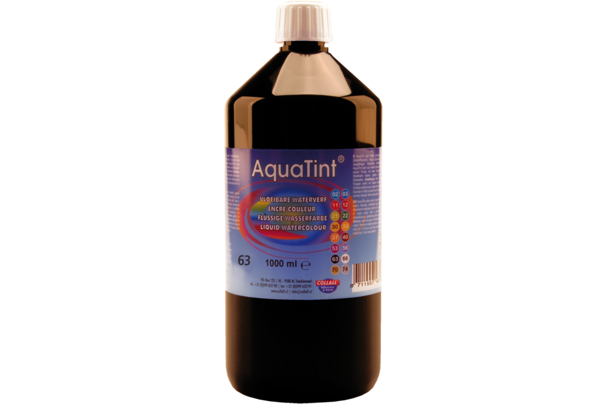 Aquatint 1000 ml, zwart