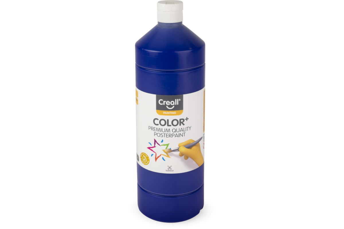 Plakkaatverf Creall Color+ 1000 ml ultramarijn