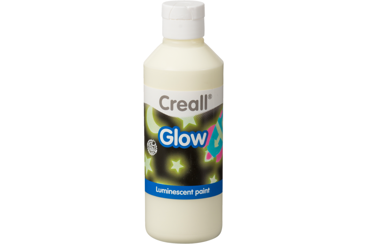 Lichtgevende verf Creall Glow 250 ml groen-geel