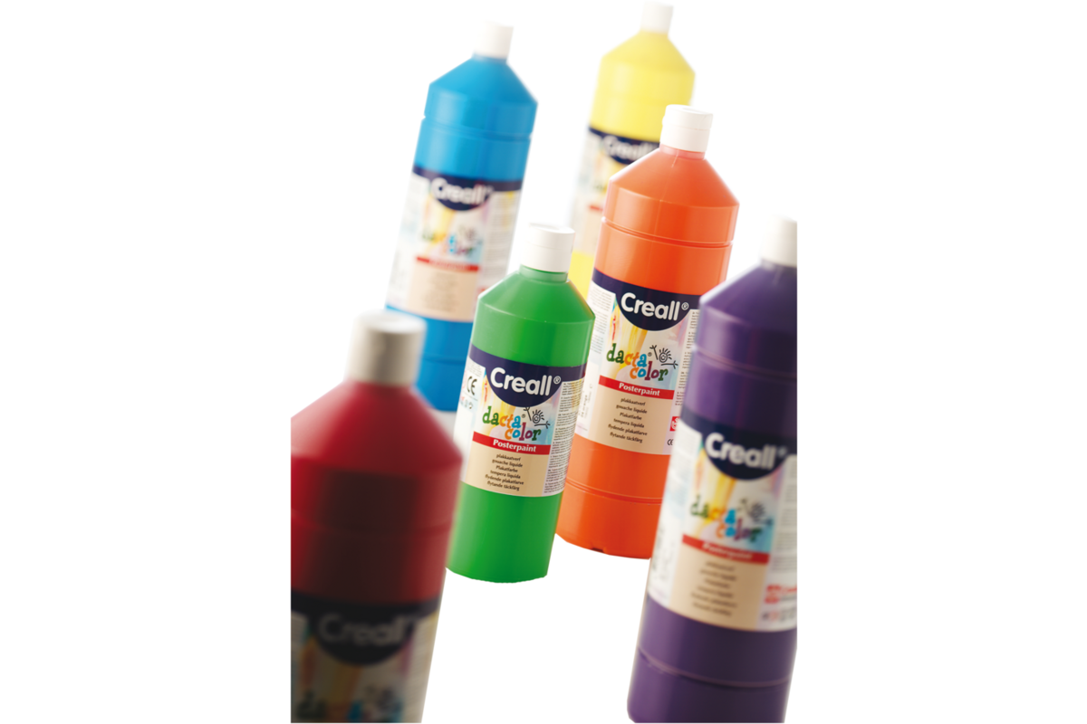 Plakkaatverf Creall Dacta color 1000 ml wit