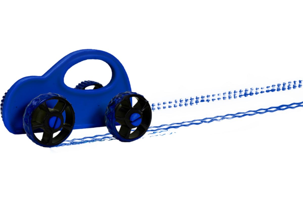 Roller verf racer in verschillende uitvoeringen en kleuren, 6 stuks