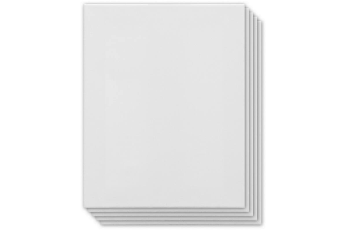 Canvas paneel 24 x 30 cm 3 mm, 5 stuks
