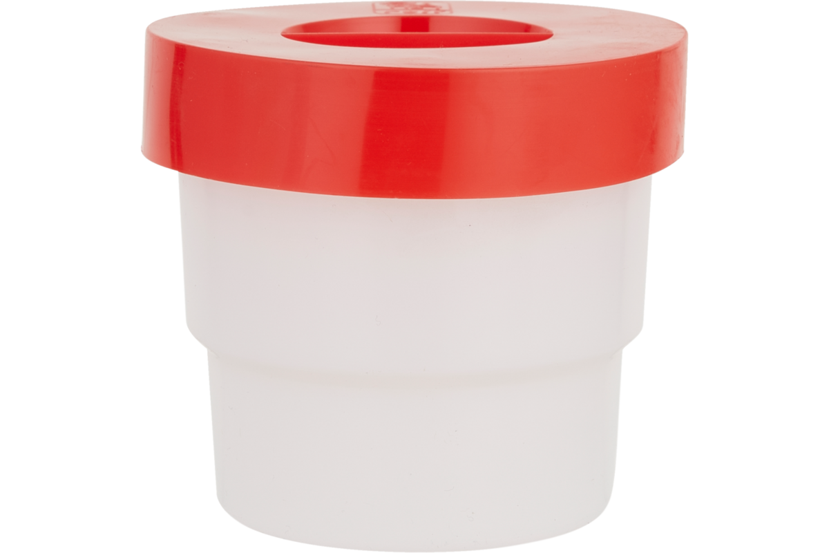 Anti-knoeipot midi 180 ml, rood