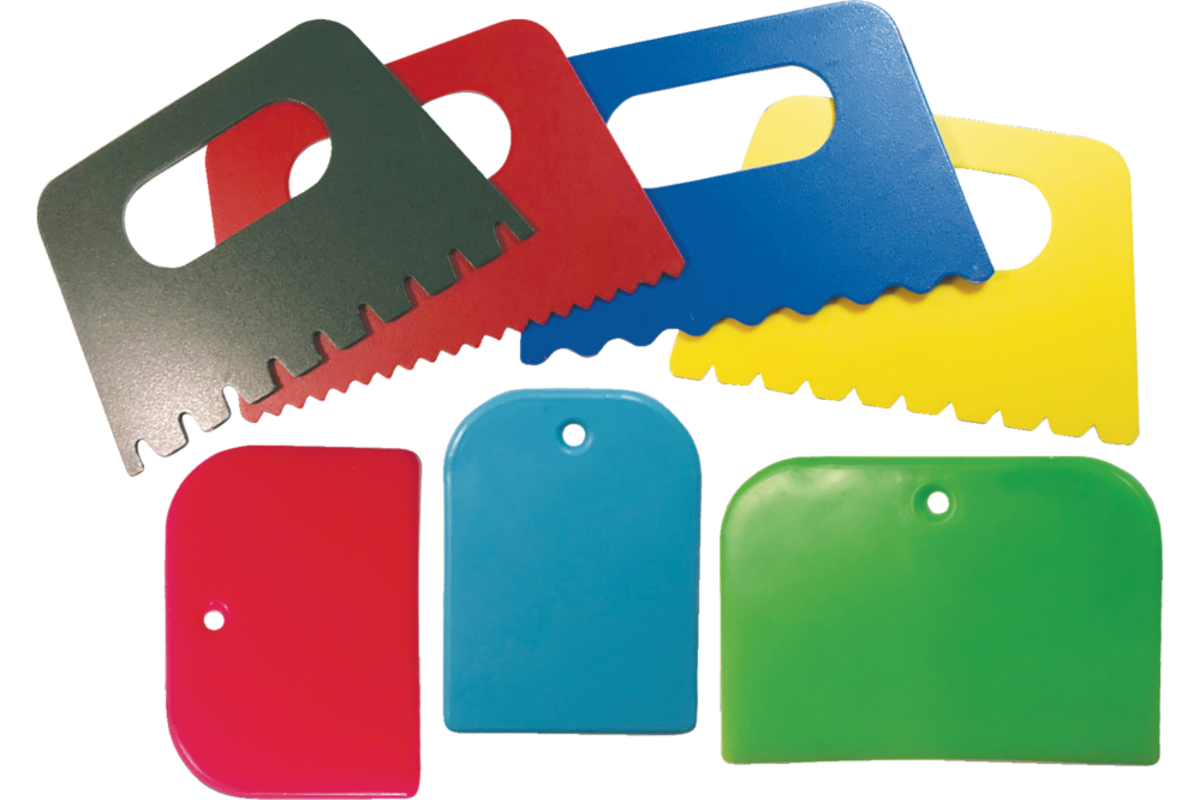 Verfschrapers patronen 8 x 13 cm, 7 stuks