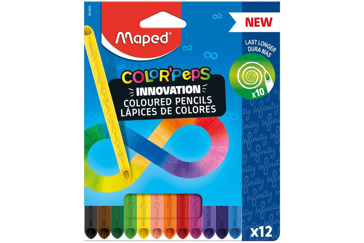 Kleurpotlood Maped Infinity assorti, 12 stuks