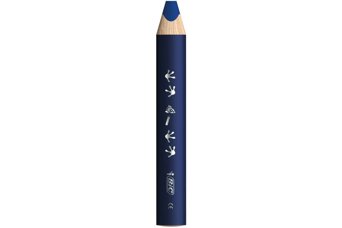 Whiteboard potloden BIC Multi surface assorti 3 st. incl. slijper en wisser