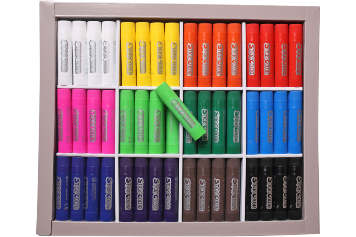Plakkaatverfstift assorti voordeelverpakking, 144 stuks