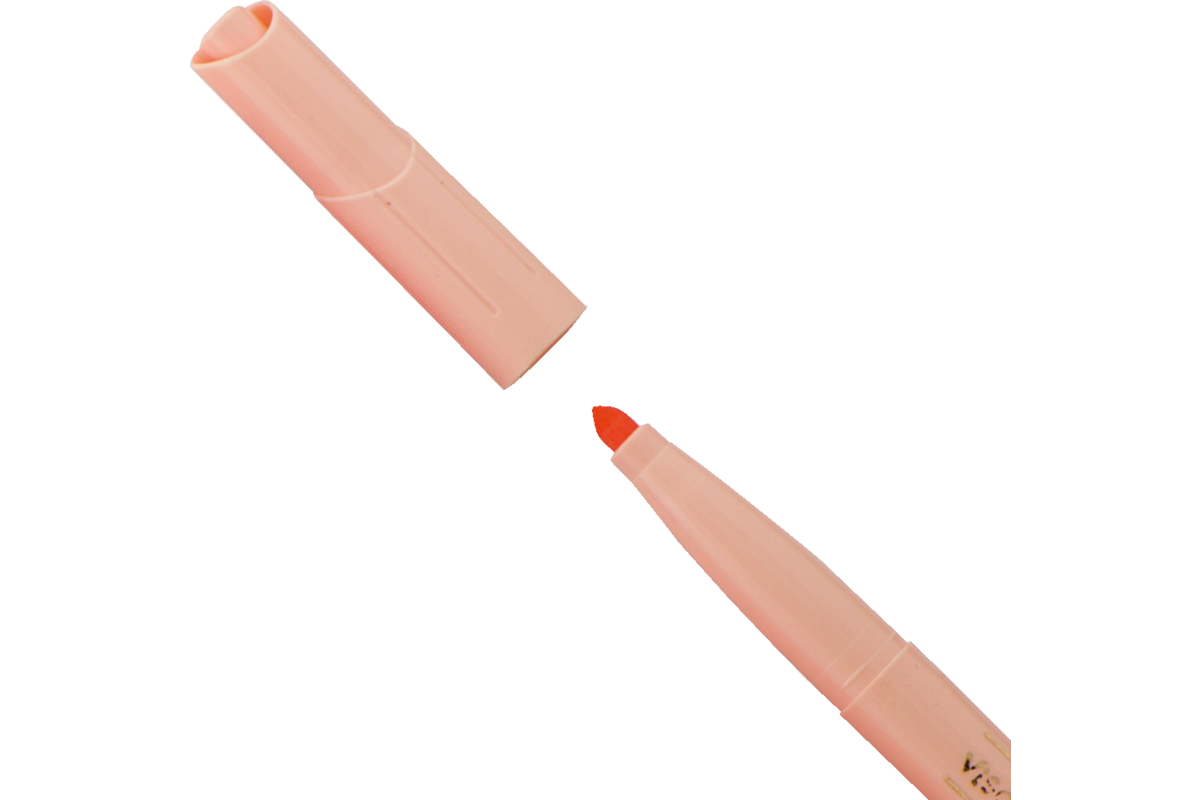 Viltstiften BIC kids visacolor XL Ecolutions zalmroze, 12 stuks
