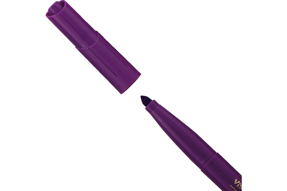 Viltstiften BIC kids visacolor XL Ecolutions paars, 12 stuks