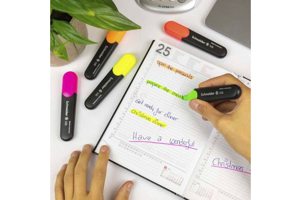 Markeerstift Schneider Job 150 blauw