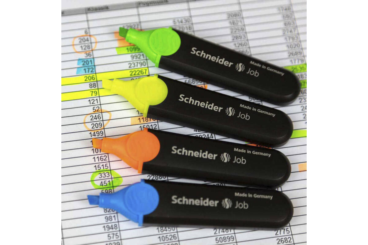 Markeerstift Schneider Job 150 blauw