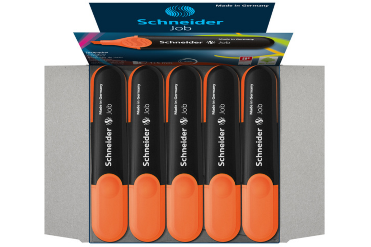 Markeerstift Schneider Job 150 oranje