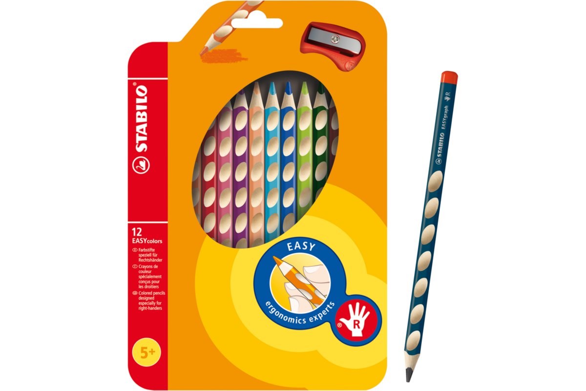 Kleurpotloden STABILO EASYcolors 12 kleuren RH