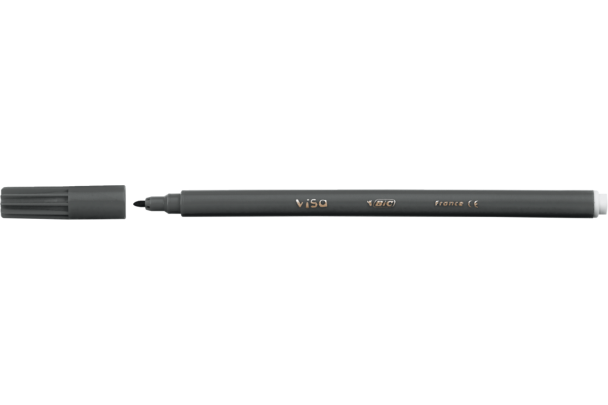 Viltstiften BIC Kids Visa, set van 24 stuks zwart