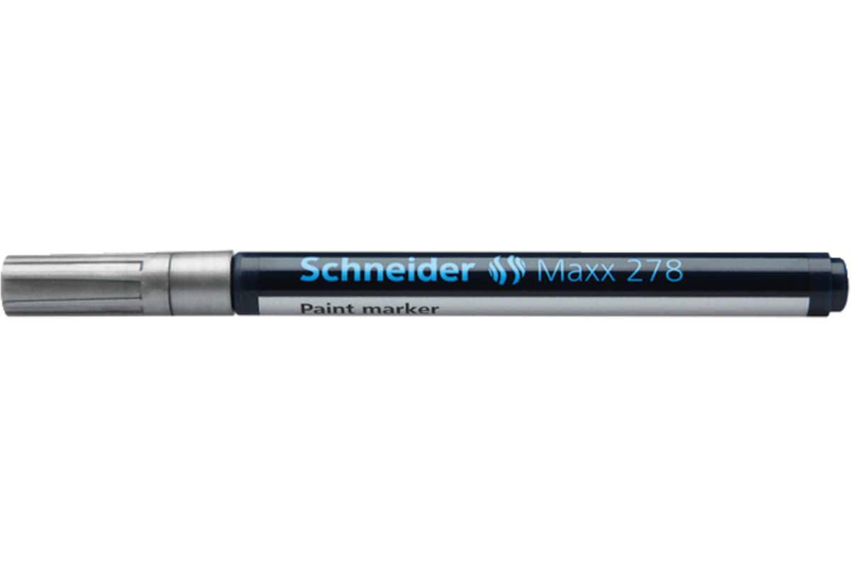Schneider lakmarker fineliner zilver 0,8 mm