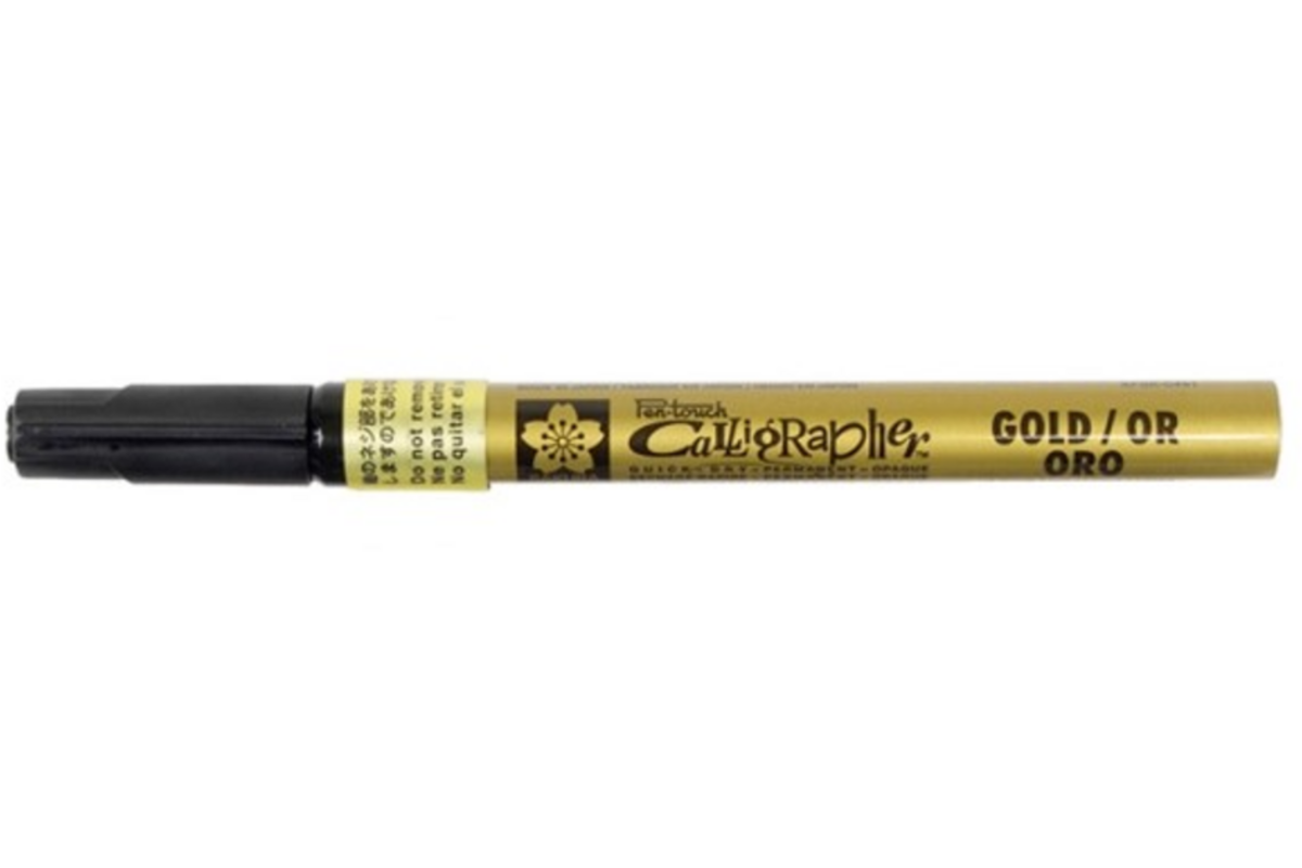 Kalligrafiestift Sakura 1,8 mm, goud
