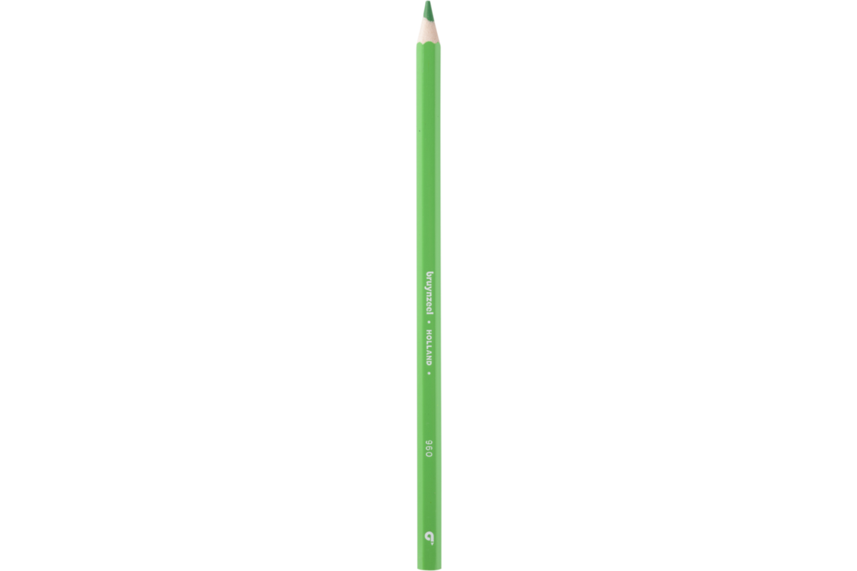 Kleurpotloden Bruynzeel super lichtgroen, 12 stuks