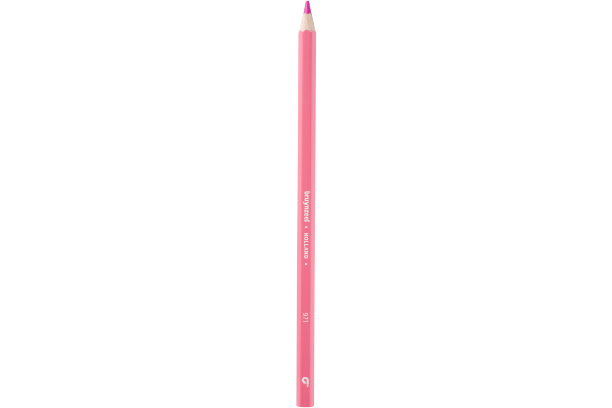 Kleurpotloden Bruynzeel super zuurstokroze, 12 stuks