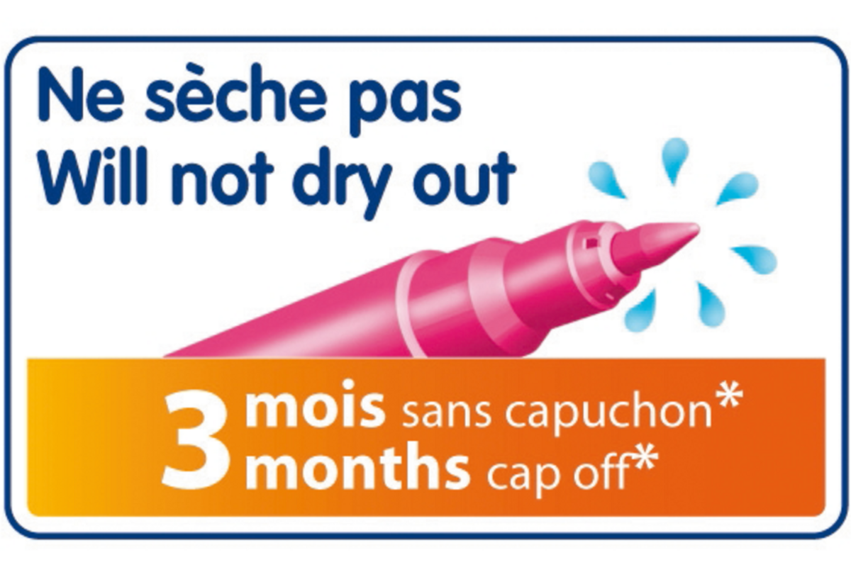 Viltstiften BIC Kids visacolor XL Ecolutions assorti, 12 stuks