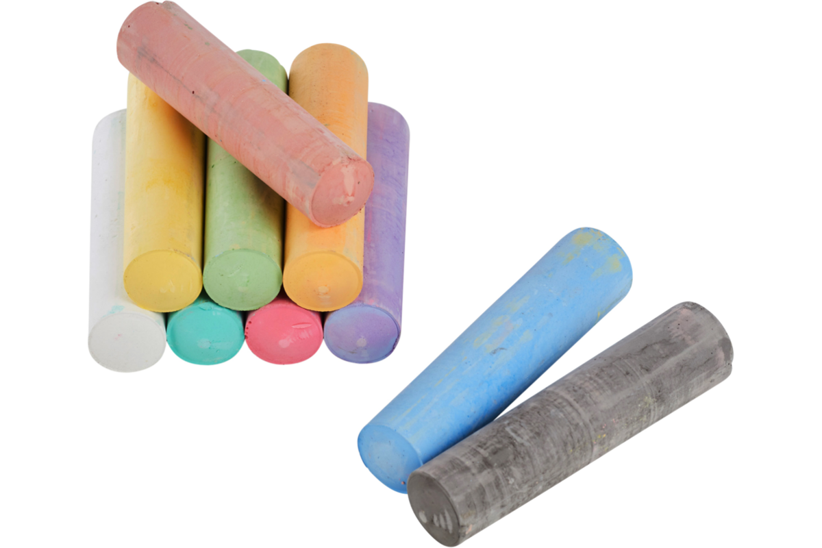 Stoepkrijt | de Rolf groep | assorti, 60 stuks