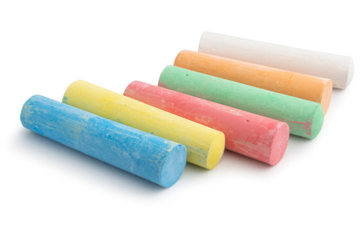 Stoepkrijt assorti 60 st (10 x 6 st)