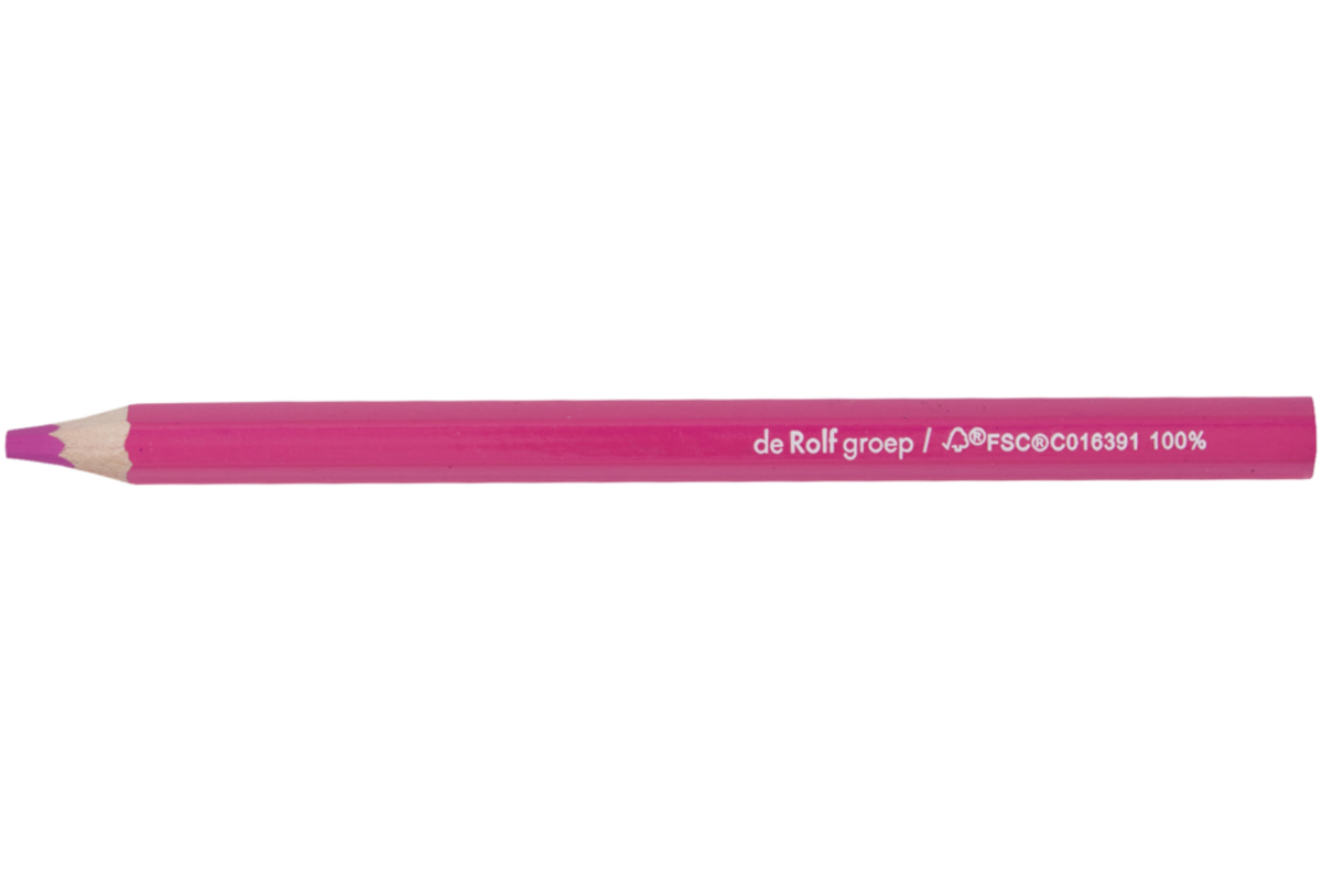 Kleurknotsen | de Rolf groep | 10 mm roze, 12 stuks