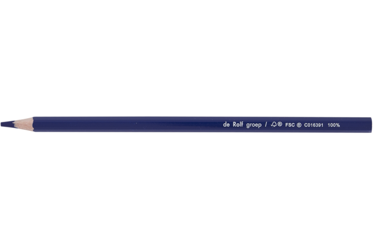 Kleurpotloden | de Rolf groep | donkerblauw, 12 stuks