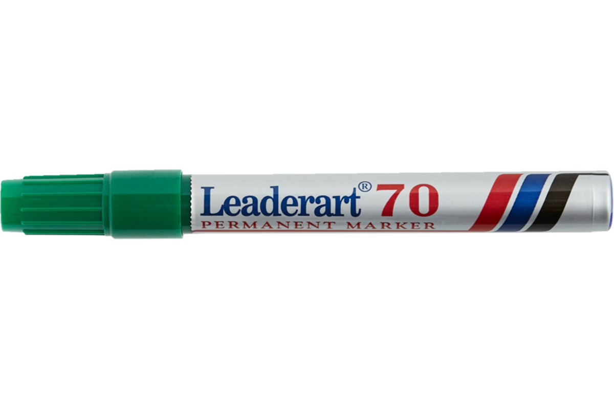 Permanent marker rond 1-3 mm groen