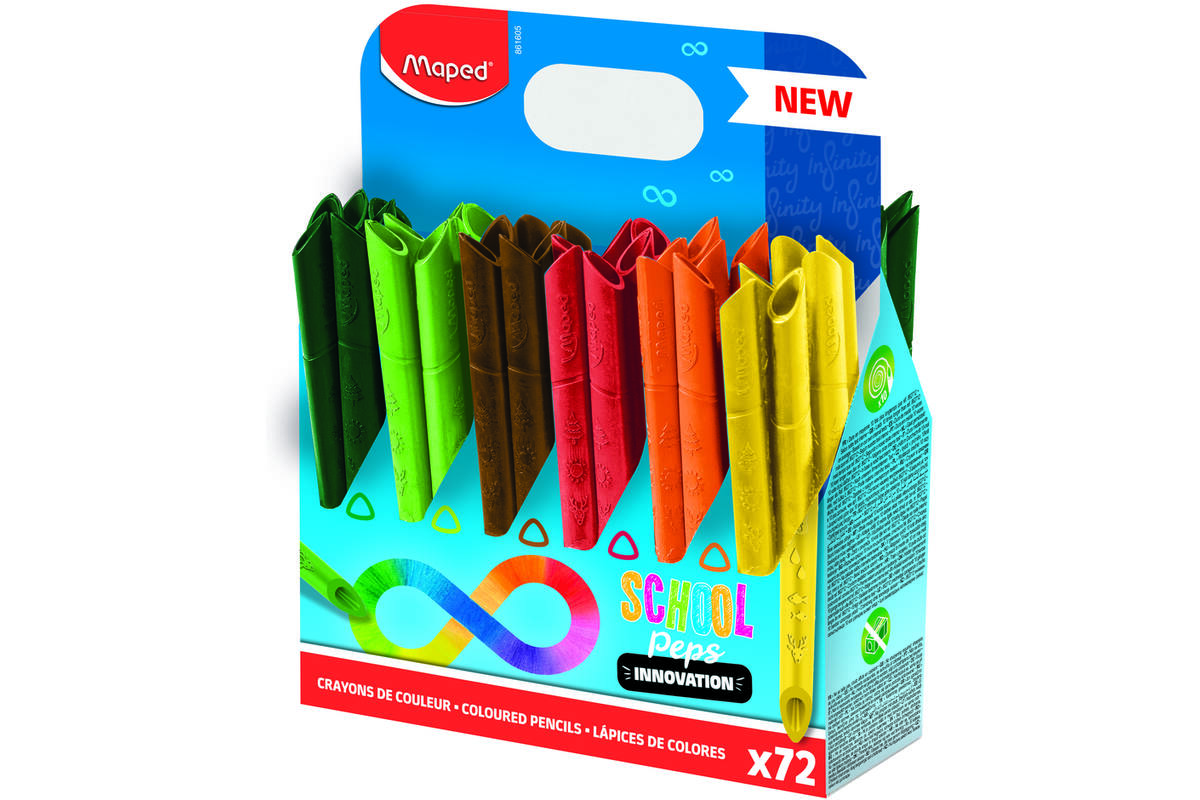 Kleurpotlood Maped Infinity assorti, 72 stuks