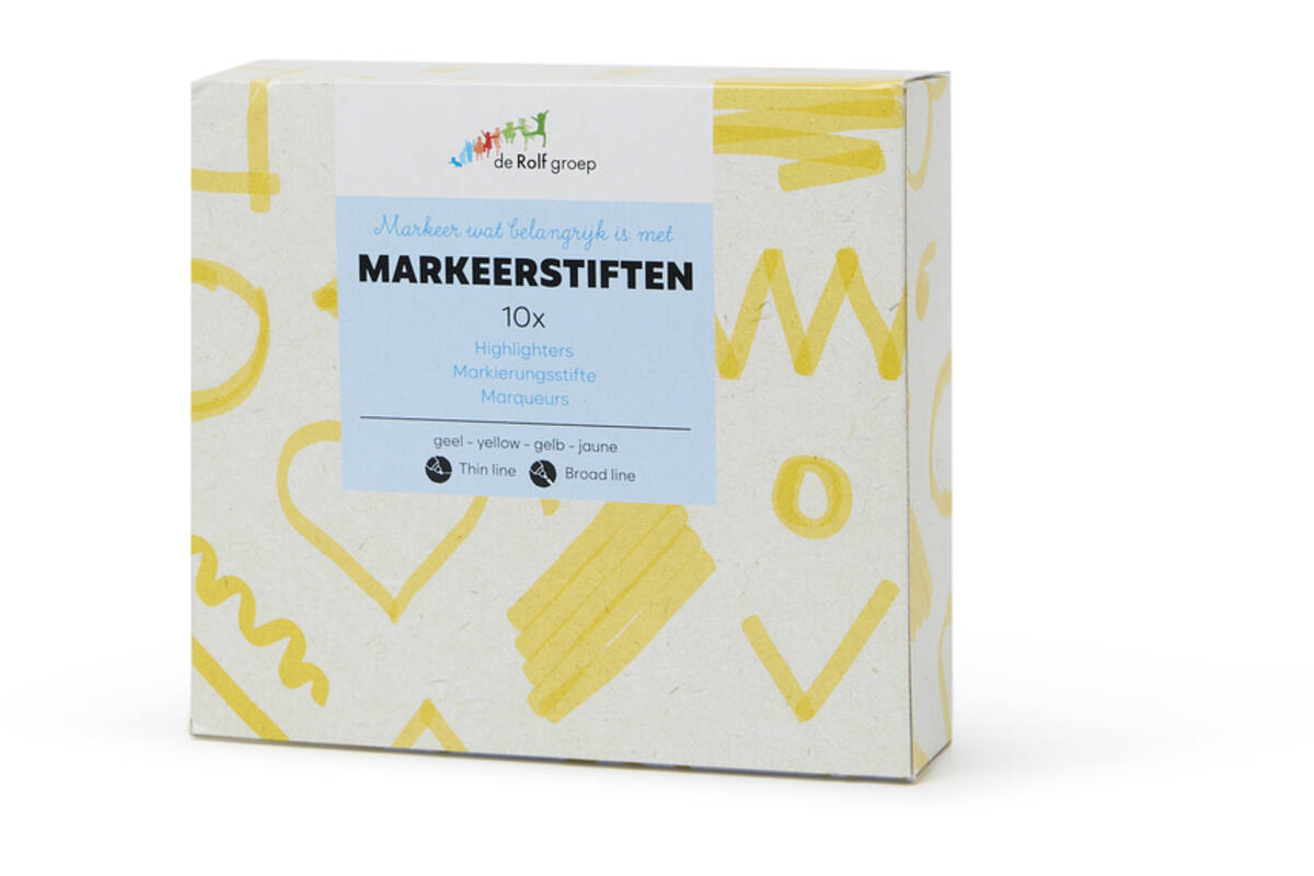 Markeerstift | de Rolf groep | geel