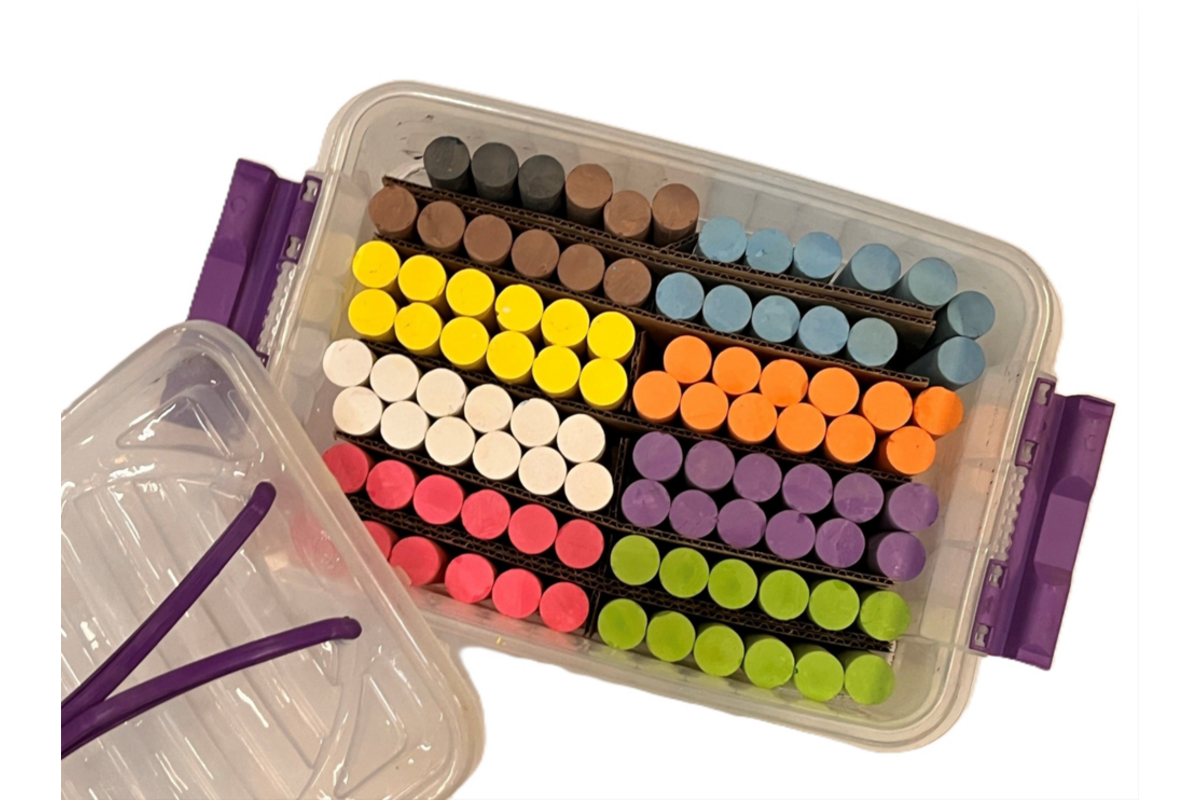 Stoepkrijt | de Rolf groep | Premium klassenpakket, 96 stuks